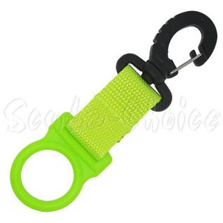 Scuba Diving Regulator Octopus Holder with 1 Webbing and Clip, Yellow