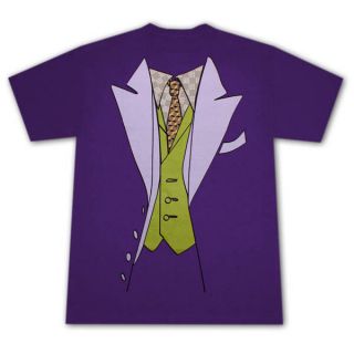 Batman Joker Costume Suit Purple Graphic TShirt