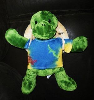 BUILD A BEAR WORKSHOP TURTLE W/REMOVABLE BACKPACK SHELL & KNIT 