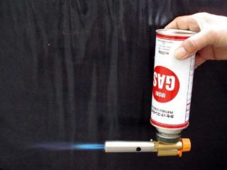 Camping welding gas torch flame gun electric ignition