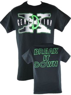 DX Break It Down D Generation X Black T shirt