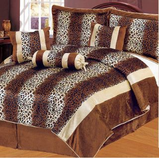 leopard comforter queen in Bedding