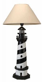 BEAUTIFUL 28 LIGHTHOUSE LAMP WITH SHADE WORKS GREAT MARITIME 