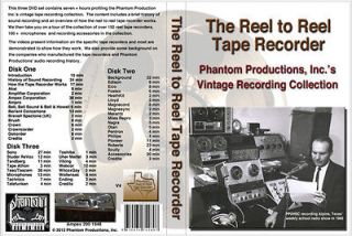   Sound Recording & The Reel to Reel Tape Recorder pre80s 7 hour video
