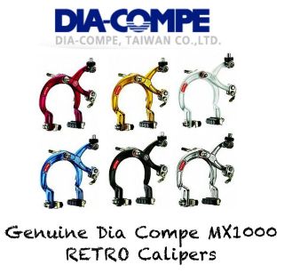 Genuine Dia Compe MX1000 MX Brake Calipers for BMX   OLD SKOOL RETRO