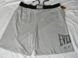   Boxing MMA Wrestling Exercise Shorts Mens Big & Tall Size 4XL Gray NEW