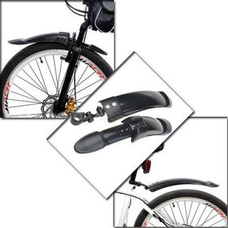   Mountain Bike Bicycle Road Tyre Tire Front Rear Mudguard Fender Set