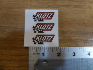 Klotz Synthetics 3 sheet Sticker Decal