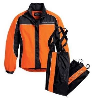 Harley Davidso​n Womens Tall Orange Hi Vis Rain Suit 98250 10VT