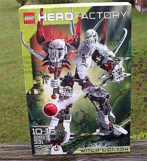   PIECE SET LEGO WITCH DOCTOR HERO FACTORY # 2283~LARGE~NEW IN THE BOX