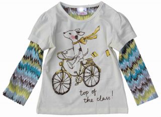   DOG ON A BIKE LONG SLEEVE TOP 18 24,2 3,3 4,4 5,5 6 NEXT DAY POST