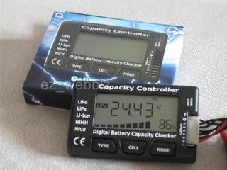   Digital Battery Capacity Checker LiPo LiFe Li ion NiMH NiCd