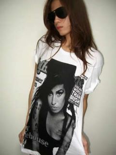 Amy Winehouse RIP Tribute R&B Jazz Soul Singer T Shirt L