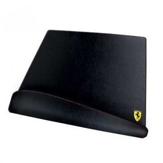Ferrari Black Leather Desk Pad SF Scuderia Ferrari Shield Logo Desk 
