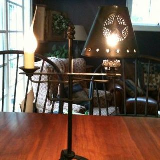 Wrought Iron Double Arm Lamp