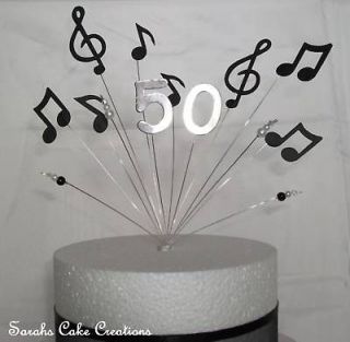 Musical Celebration Cake Topper Birthday Wedding