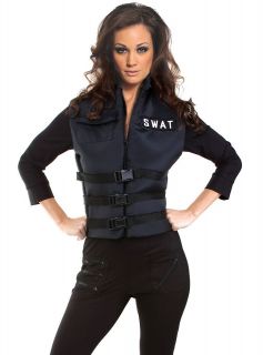Sexy Womens SWAT Police Team Halloween Costume