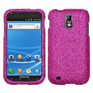 Hot Pink Crystal BLING Case Phone Cover for T Mobile Samsung Galaxy S 