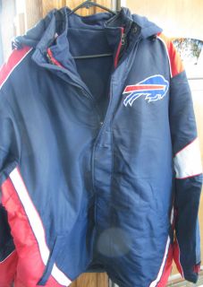 Buffalo Bills NFL 4in1 Jacket w/ Vest Full Zipper Men Big sizes 3X 