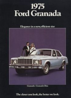 1975 Ford Granada Ghia Sales Brochure Book