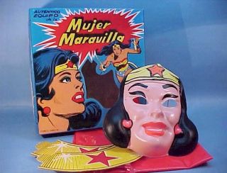 1978 WONDER WOMAN COSTUME OUTFIT SET BOXED ARGENTINA
