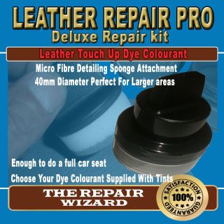 New Leather & Vinyl Repair Dyes With Unique Applicator Sponge All 