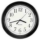   LLC/Westclox 8 Round Simplicity Wall Clock 46991 Black, White Dial