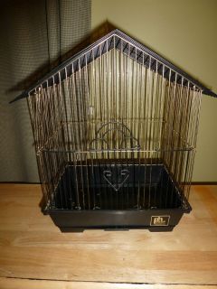Vintage Mid Century Hendryx Bird Cage with slide out Tray