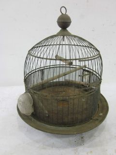 Vintage Hendryx? Brass Bird Cage 13round, 16high