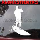 STAND UP PADDLE BOARD SUP Hawaii Surf Car Truck Vinyl Decal Window 