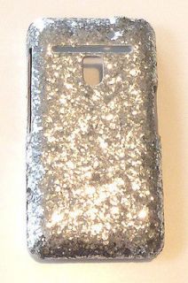 Icy Bling Silver Sequin Phone Case Cover For LG Revolution 4G Verizon 