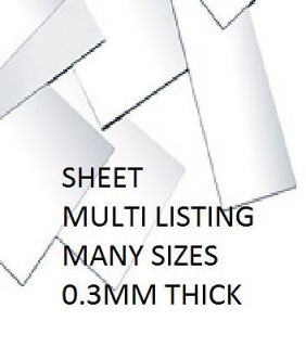 Sterling Silver Sheet 0.30mm Fully Annealed Soft ALL SIZES MULTI 