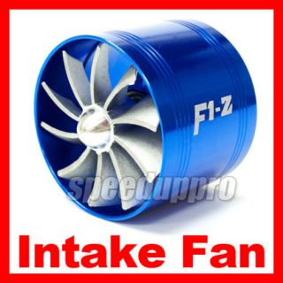 Universal F1 Z Tornado Air Intake Turbonator Dual Fan Gas Fuel Saver