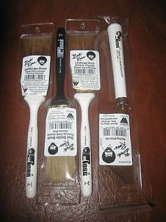 BOB ROSS LANDSCAPE BRUSHES AND 1 KNIFE NEW
