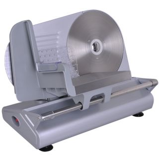   150W Electric Meat Slicer 8.5 Smooth Blade Deli Food Cheese Cutter