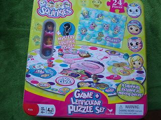 Squinkies Battle board game lenticular puzzle kids ages 4+ card girl 