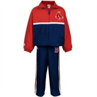 NWT MLB Boston Red Sox Infant & Toddler 2 Piece Windsuits  Sizes 12 