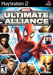 Ultimate Alliance 1 I Playstation 2 kids video game disc only iron 