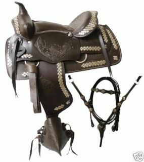 WESTERN HORSE SHOW FANCY PARADE SADDLE COMPLETE SET WOW