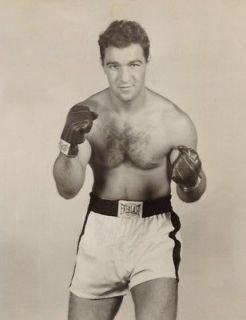 VINTAGE ROCKY MARCIANO PHOTO BOXING UNDEFEATED WORLD HEAVYWEIGHT 