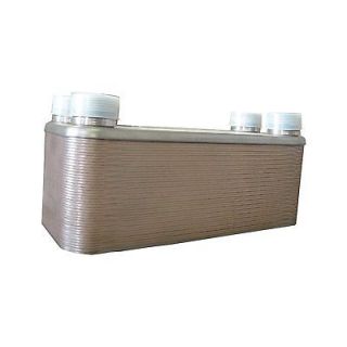 Outdoor Wood Furnace Boiler Brazed Plate Heat Exchanger 20 Plate