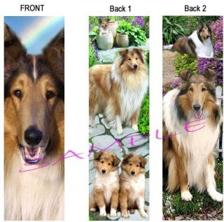 BEAUTIFUL ROUGH COLLIE BOOKMARKS Sable puppies pup DOG book mark 
