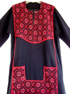 Bedouin hand embroider​y galabaya dress abaya costume embroidered 