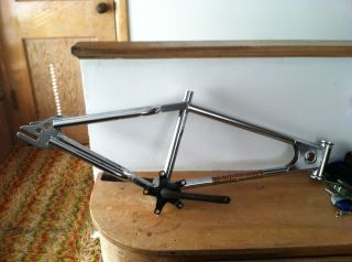   Competition Racing frame chrome Old School BMX motomag Chatsworth USA