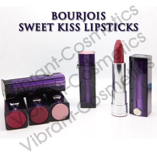 BOURJOIS   SWEET KISS LIPSTICKS   SEVERAL COLOURS TO CHOOSE FROM 