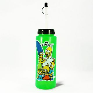 Simpsons Plastic Water Sports Bottle BRAND NEW Never Used   Bright 