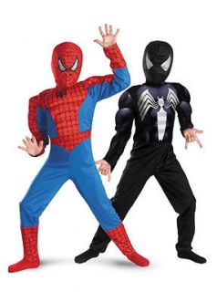 Boys Reversible Spider Man Superhero Halloween Costume