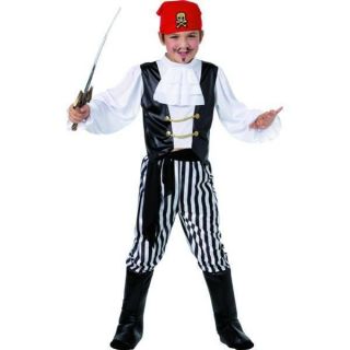 Kids Pirate Captain Hook Boys Fancy Dress Costume