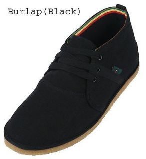 SALE Bob Marley Pipeline Chukka Black Burlap Size 10.5 US Casual Shoe 