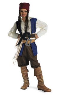 Boys Captain Jack Sparrow Pirate Costume